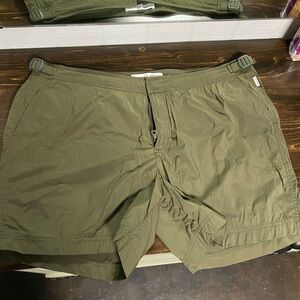 Orlebar Brown Bulldog Swim Trunks 36 Green